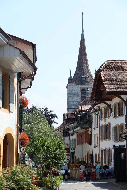 The Old Town Flat Daire Murten Oda fotoğraf
